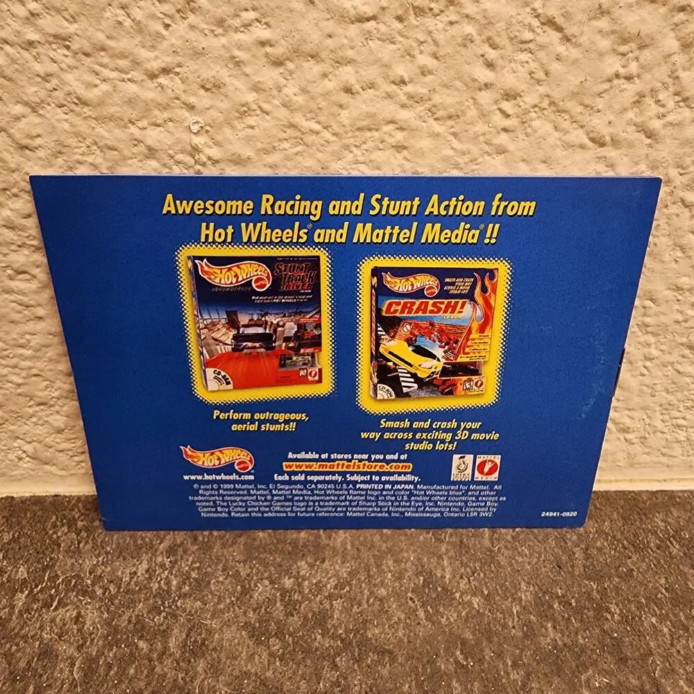 Game - Hot Wheels: Stunt Track Driver (CIB+) - Game Boy Color